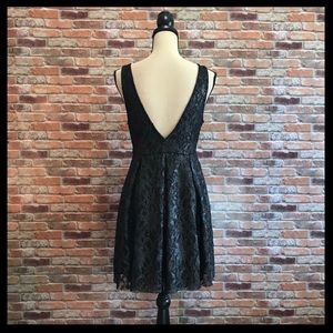 Free People Dresses - Free People Metallic Lace Fit N Flare Mini Dress Free People Dresses - Free People Metallic Lace Fit N Flare Mini Dress
